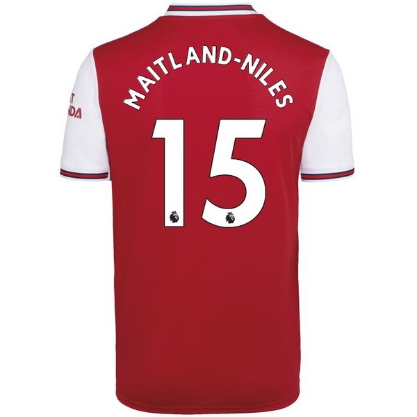 Camiseta Arsenal NO.15 Maitland Niles Primera equipación 2019-2020 Rojo